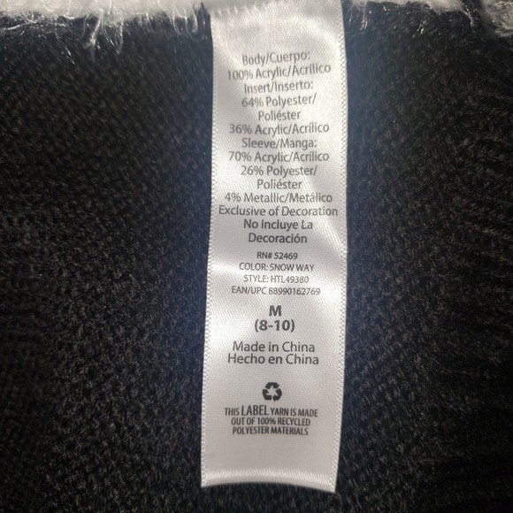 HOLIDAY TIME Snow Way Ugly Christmas Sweater Size Medium - Picture 6 of 9